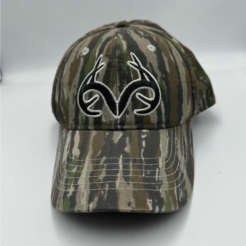 REALTREE CAMO PRINT LATCH BACK HAT CAP EMBROIDERED LOGO